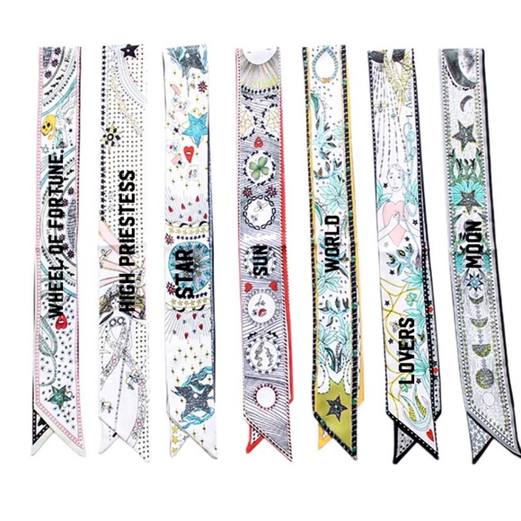 Pair of Twilly scarves wraps - Picture 8 of 8